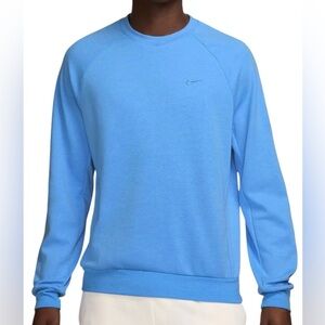 Nike Men’s Dri-Fit Primary Fleece Sweatshirt Blue Size Small NWT $75 Retail